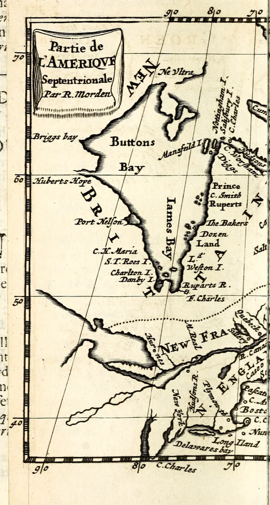 An illustration from L'Amérique angloise, ou Description des isles et terres du roi d'Angleterre, dans l'Amérique, 1688, leaf 351