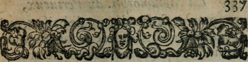 An illustration from La métamorphose du vertueux : livre plein de moralité, 1611, leaf 358