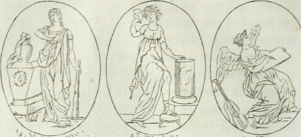An illustration from La mythologie comparée avec l'histoire, 1822, leaf 193