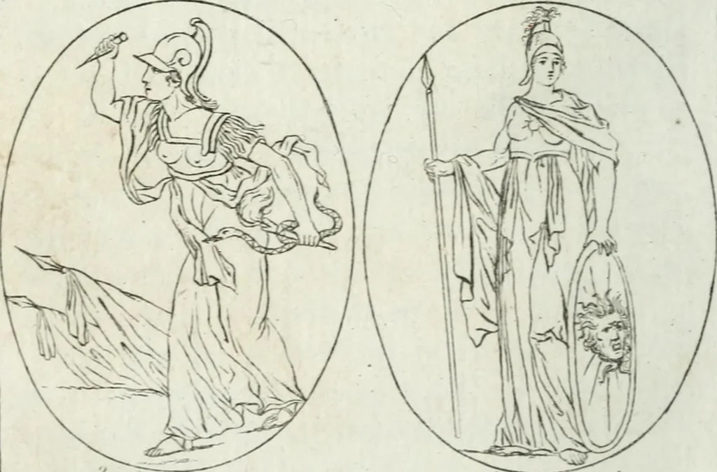 An illustration from La mythologie comparée avec l'histoire, 1822, leaf 201