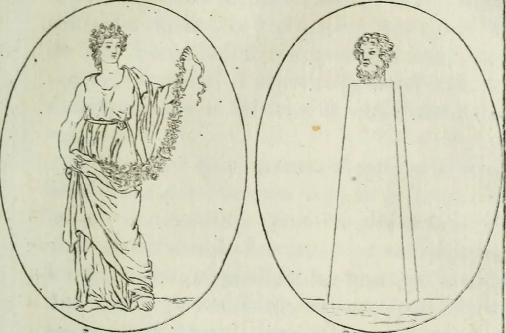 An illustration from La mythologie comparée avec l'histoire, 1822, leaf 296