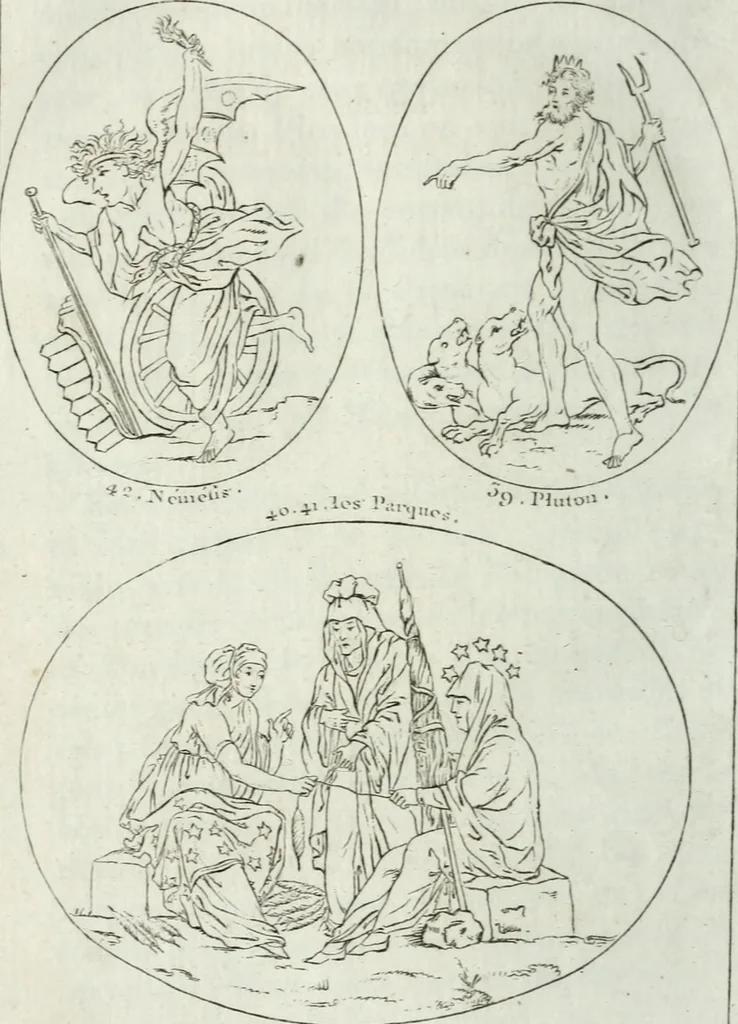 An illustration from La mythologie comparée avec l'histoire, 1822, leaf 329