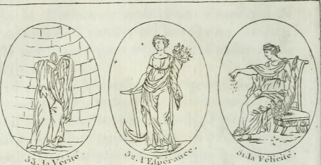 An illustration from La mythologie comparée avec l'histoire, 1822, leaf 353
