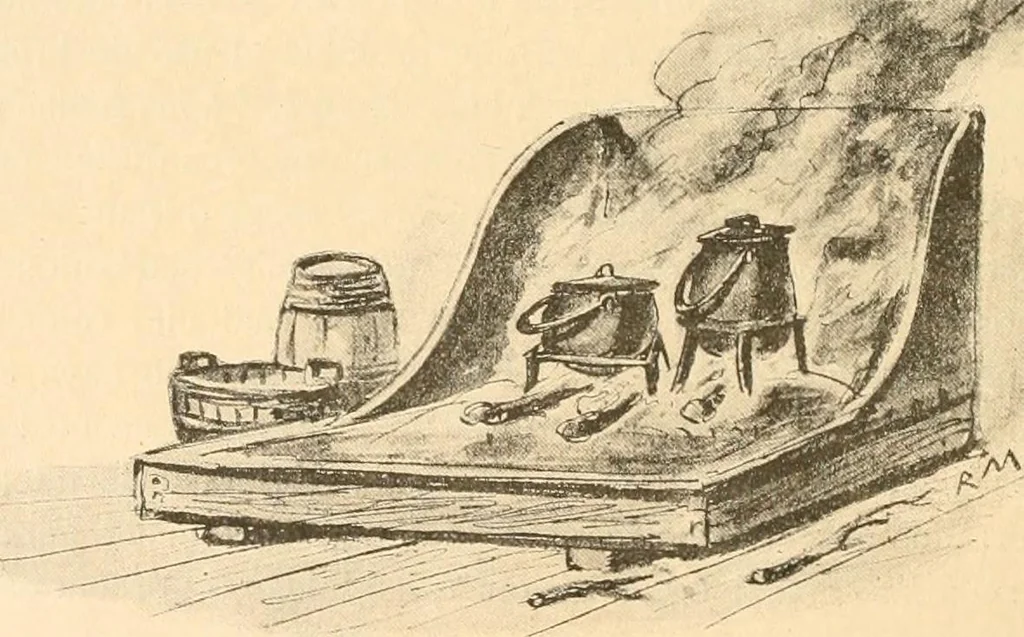 An illustration from La nao Santa María : memória de la Comisión Arqueológica Ejecutiva, 1892, 1892, leaf 108