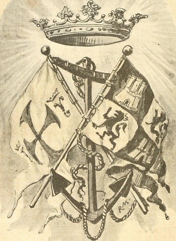An illustration from La nao Santa María : memória de la Comisión Arqueológica Ejecutiva, 1892, 1892, leaf 122