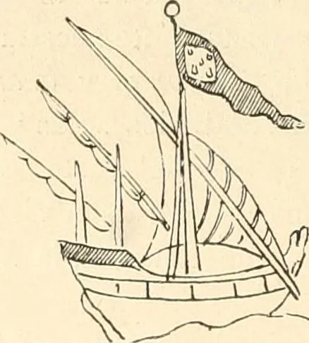 An illustration from La nao Santa María : memória de la Comisión Arqueológica Ejecutiva, 1892, 1892, leaf 22