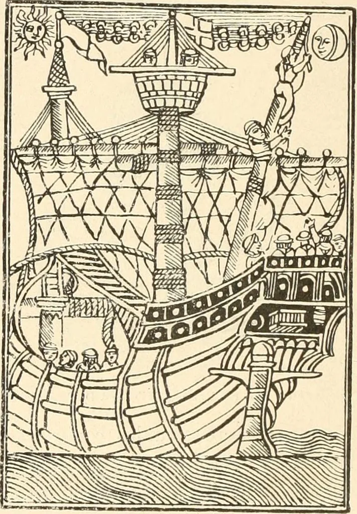 An illustration from La nao Santa María : memória de la Comisión Arqueológica Ejecutiva, 1892, 1892, leaf 24