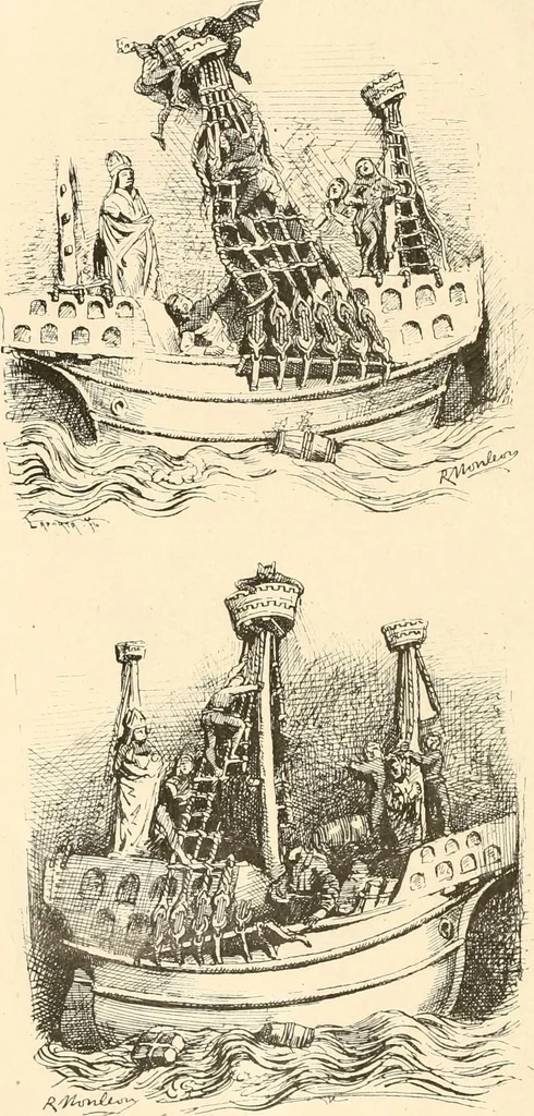 An illustration from La nao Santa María : memória de la Comisión Arqueológica Ejecutiva, 1892, 1892, leaf 28