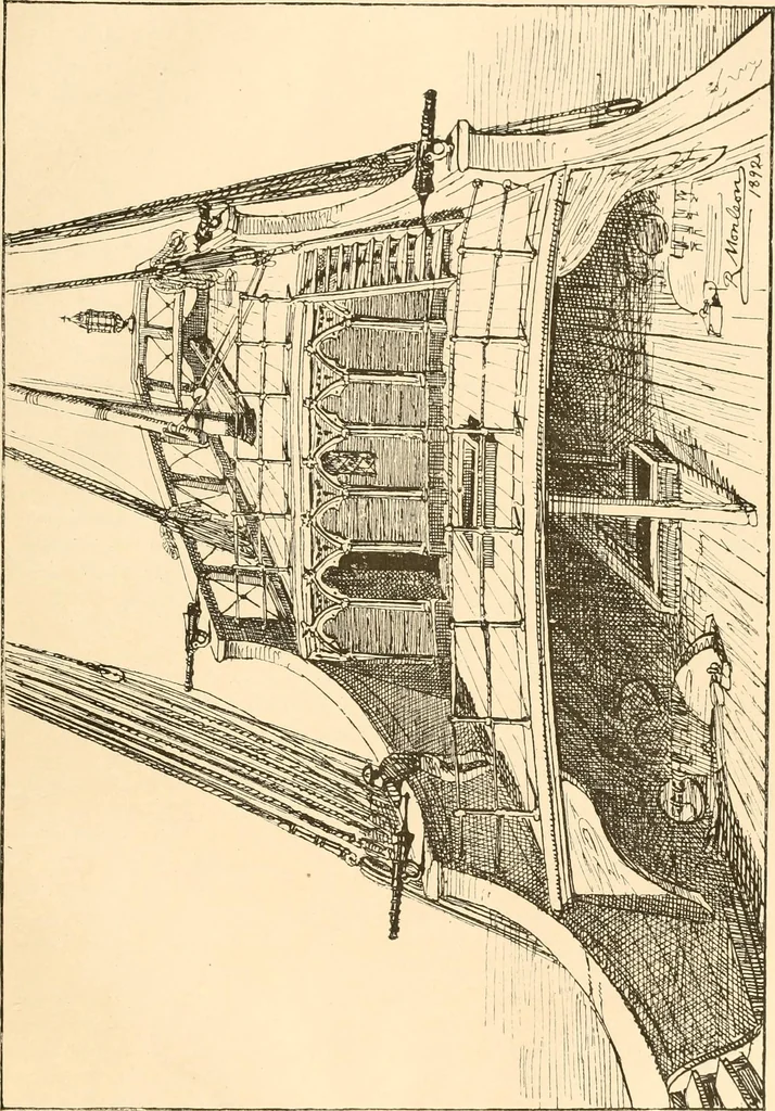 An illustration from La nao Santa María : memória de la Comisión Arqueológica Ejecutiva, 1892, 1892, leaf 31