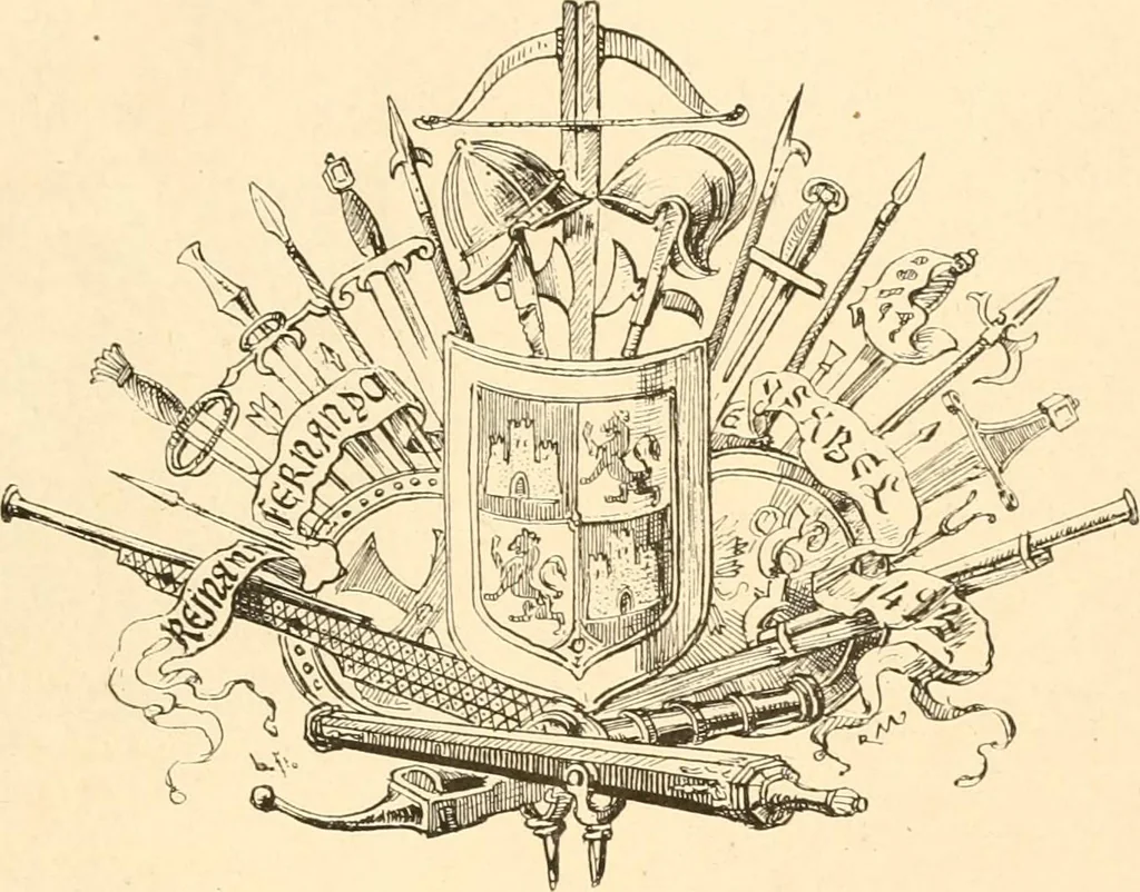 An illustration from La nao Santa María : memória de la Comisión Arqueológica Ejecutiva, 1892, 1892, leaf 71