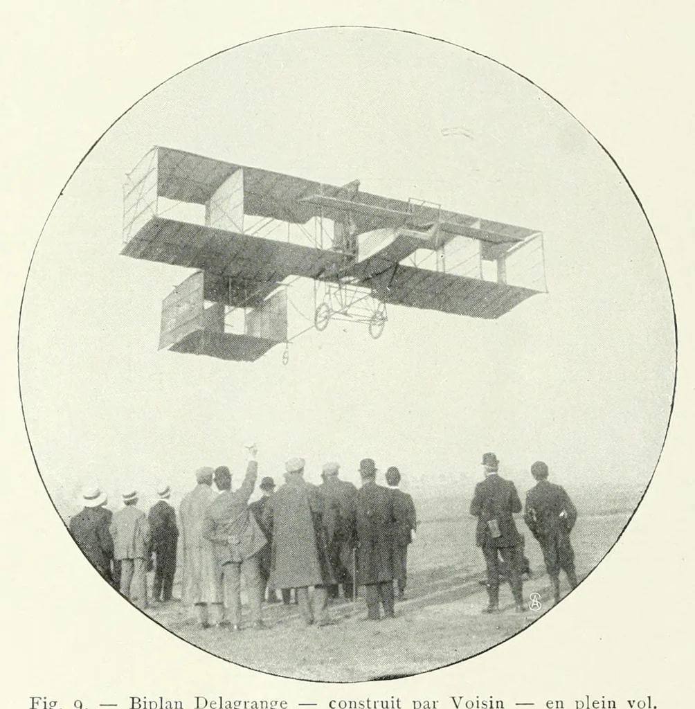 An illustration from La navigation aérienne;, 1910, leaf 78