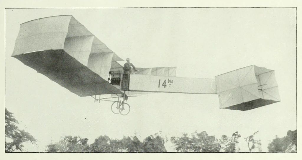 An illustration from La navigation aérienne;, 1910, leaf 91