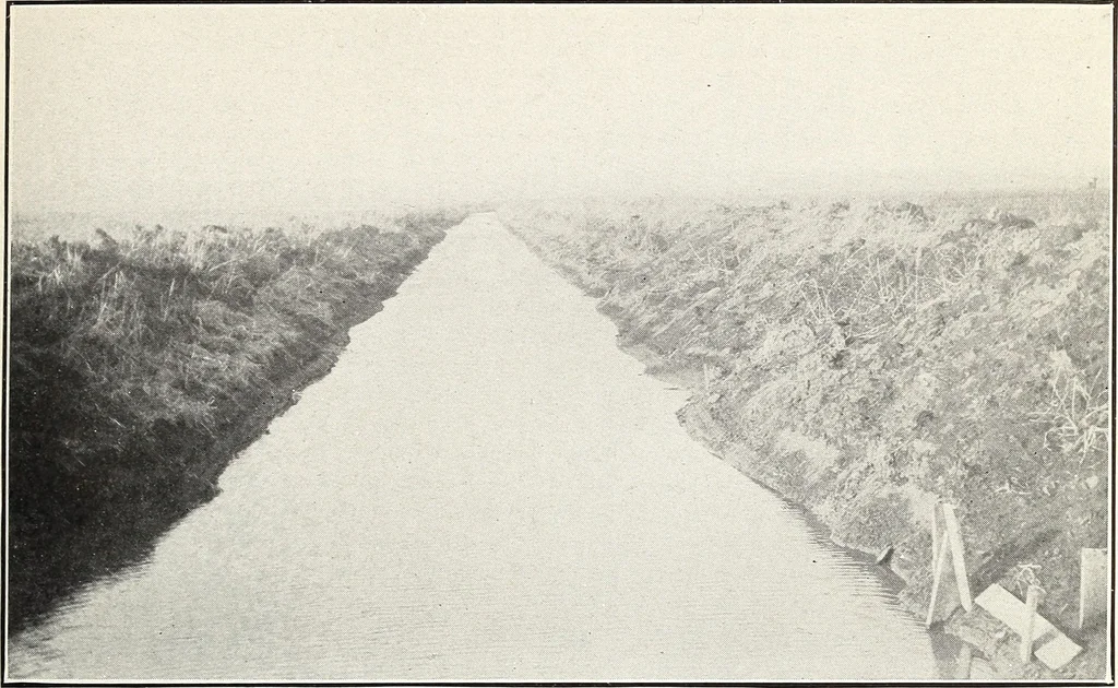 An illustration from Land drainage by means of pumps, 1915, leaf 42