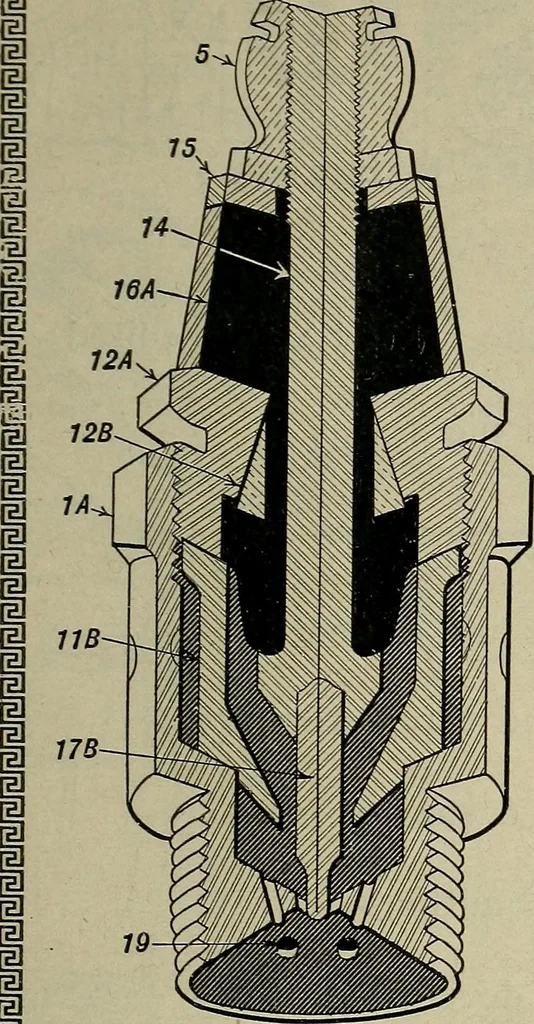 An illustration from Landing field guide and pilot's log book, 1920, leaf 104