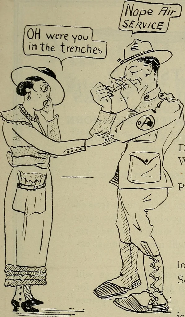 An illustration from Landing field guide and pilot's log book, 1920, leaf 106