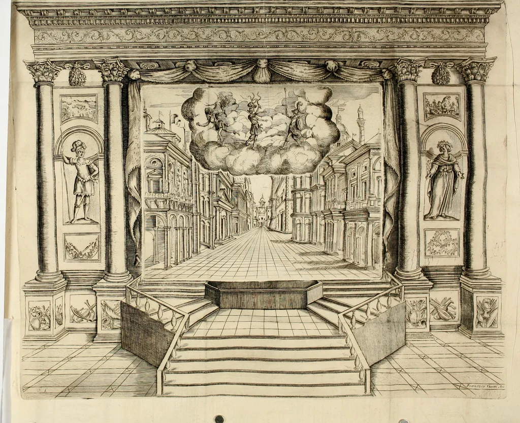 An illustration from L'Andromeda, 1639, leaf 117