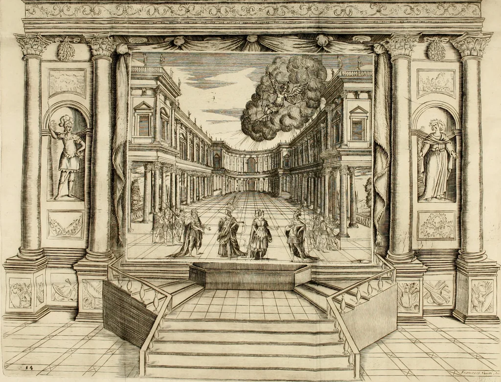 An illustration from L'Andromeda, 1639, leaf 156