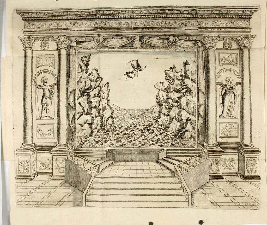 An illustration from L'Andromeda, 1639, leaf 23