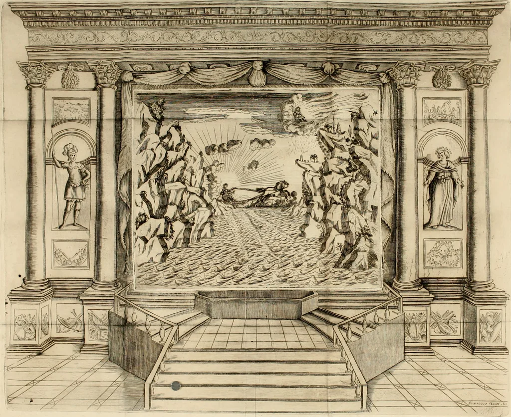 An illustration from L'Andromeda, 1639, leaf 30