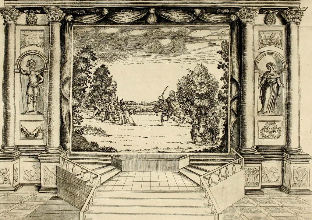 An illustration from L'Andromeda, 1639, leaf 45