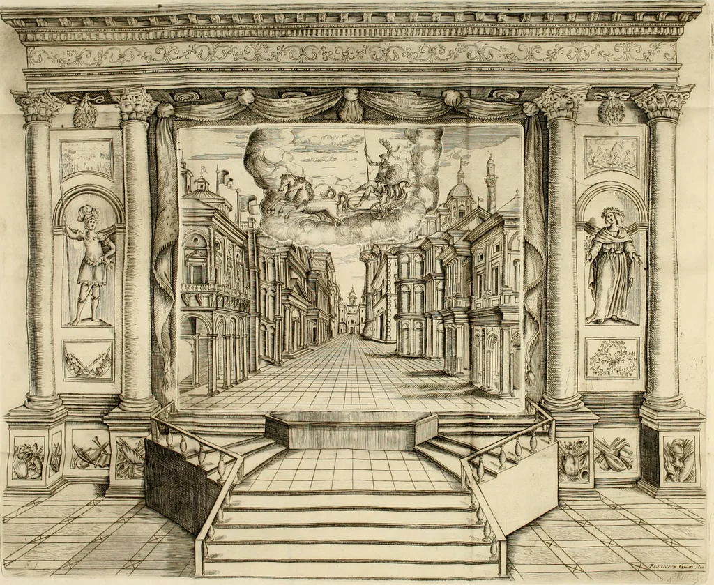 An illustration from L'Andromeda, 1639, leaf 66