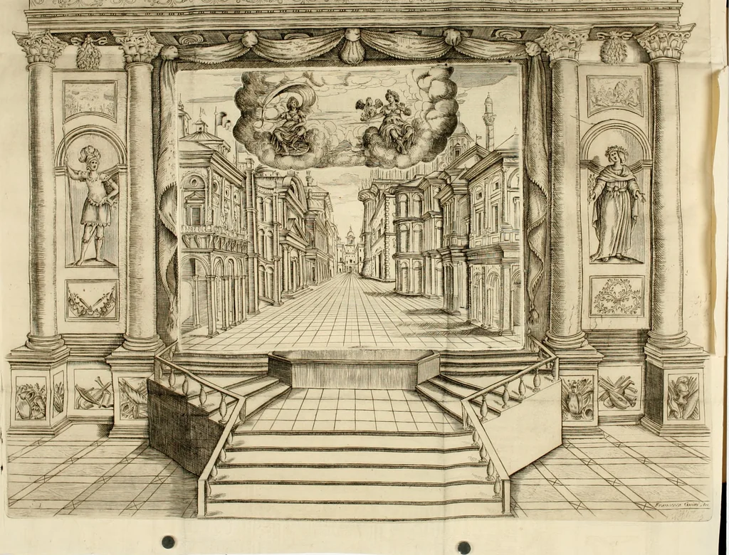An illustration from L'Andromeda, 1639, leaf 78