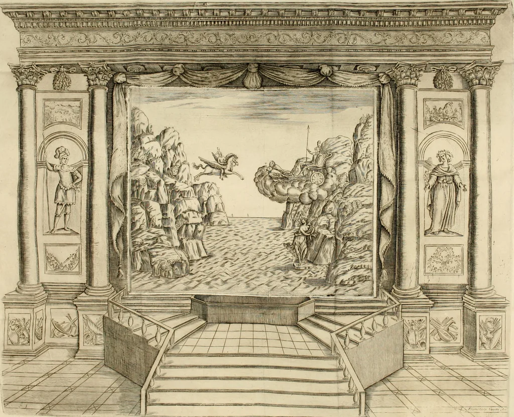 An illustration from L'Andromeda, 1639, leaf 94