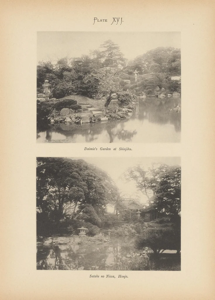 An illustration from Landscape gardening in Japan, 1893, leaf 73