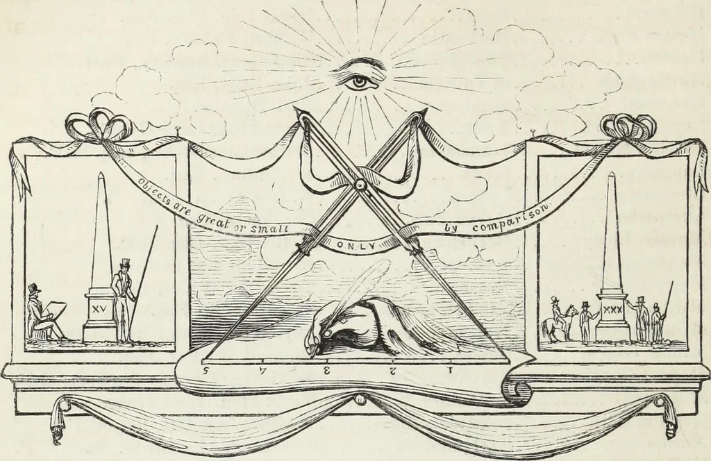 An illustration from The landscape gardening and landscape architecture of the late Humphry Repton, esq., being his entire works on these subjects : ...with historical and scientific introduction, a systematic analysis, a biographical notice, notes, and copious alphabetical index, 1840, leaf 173