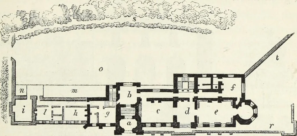 An illustration from The landscape gardening and landscape architecture of the late Humphry Repton, esq., being his entire works on these subjects : ...with historical and scientific introduction, a systematic analysis, a biographical notice, notes, and copious alphabetical index, 1840, leaf 322