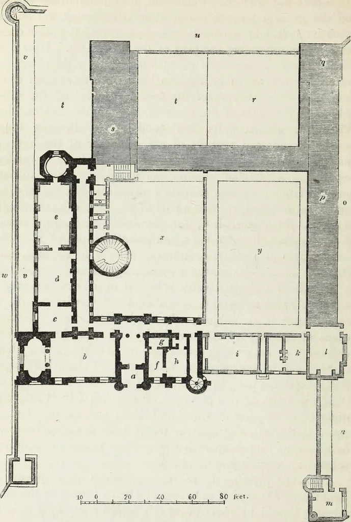 An illustration from The landscape gardening and landscape architecture of the late Humphry Repton, esq., being his entire works on these subjects : ...with historical and scientific introduction, a systematic analysis, a biographical notice, notes, and copious alphabetical index, 1840, leaf 349