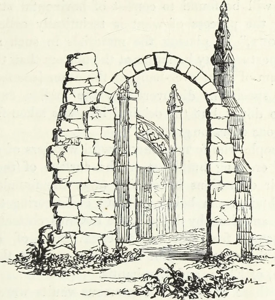 An illustration from The landscape gardening and landscape architecture of the late Humphry Repton, esq., being his entire works on these subjects : ...with historical and scientific introduction, a systematic analysis, a biographical notice, notes, and copious alphabetical index, 1840, leaf 430