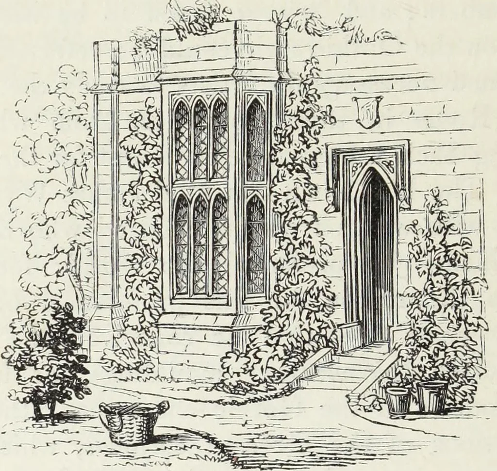 An illustration from The landscape gardening and landscape architecture of the late Humphry Repton, esq., being his entire works on these subjects : ...with historical and scientific introduction, a systematic analysis, a biographical notice, notes, and copious alphabetical index, 1840, leaf 467
