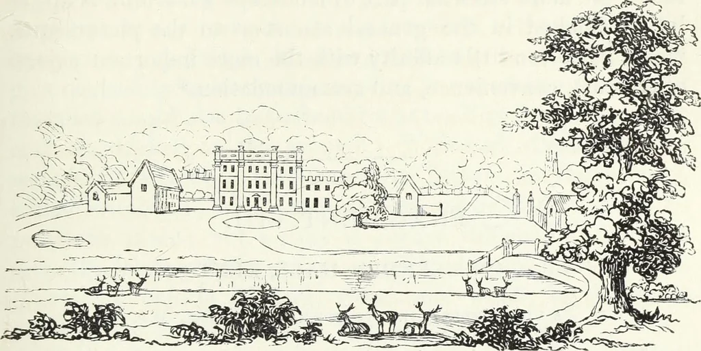 An illustration from The landscape gardening and landscape architecture of the late Humphry Repton, esq., being his entire works on these subjects : ...with historical and scientific introduction, a systematic analysis, a biographical notice, notes, and copious alphabetical index, 1840, leaf 470