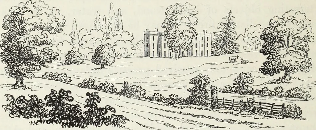 An illustration from The landscape gardening and landscape architecture of the late Humphry Repton, esq., being his entire works on these subjects : ...with historical and scientific introduction, a systematic analysis, a biographical notice, notes, and copious alphabetical index, 1840, leaf 473