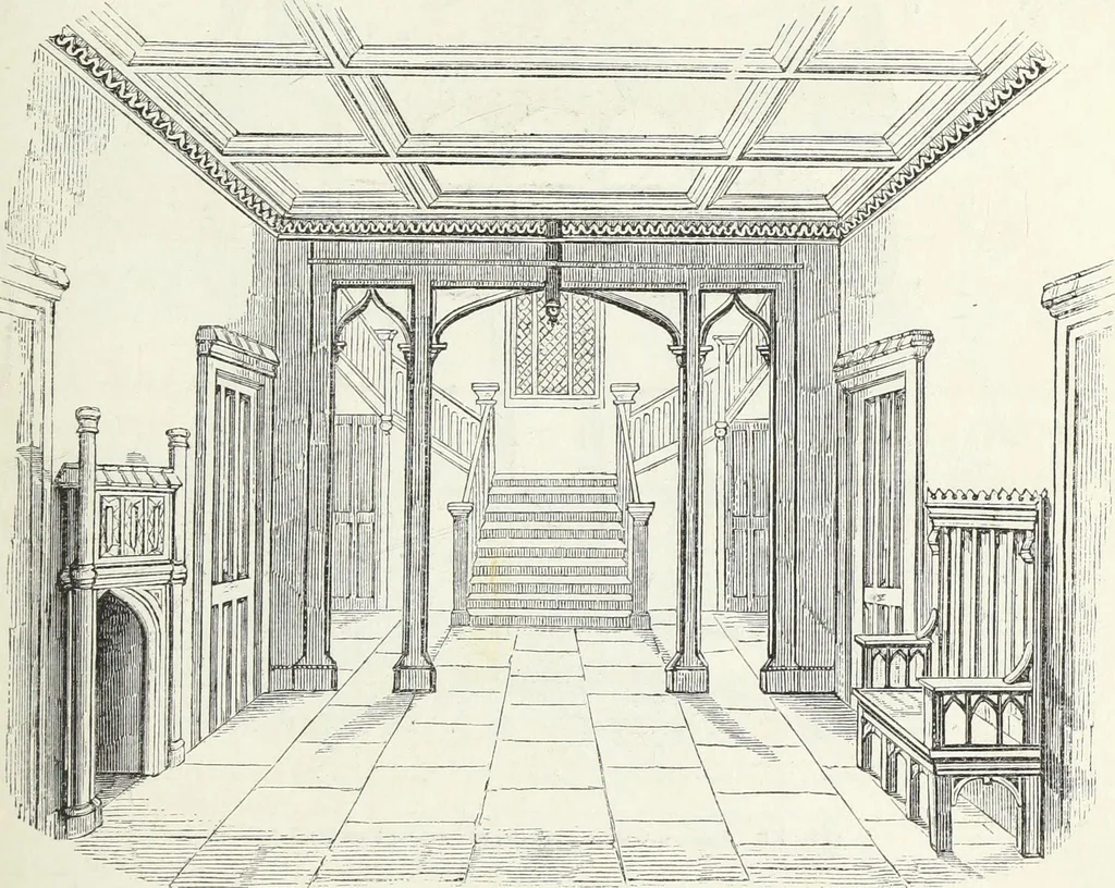 An illustration from The landscape gardening and landscape architecture of the late Humphry Repton, esq., being his entire works on these subjects : ...with historical and scientific introduction, a systematic analysis, a biographical notice, notes, and copious alphabetical index, 1840, leaf 478