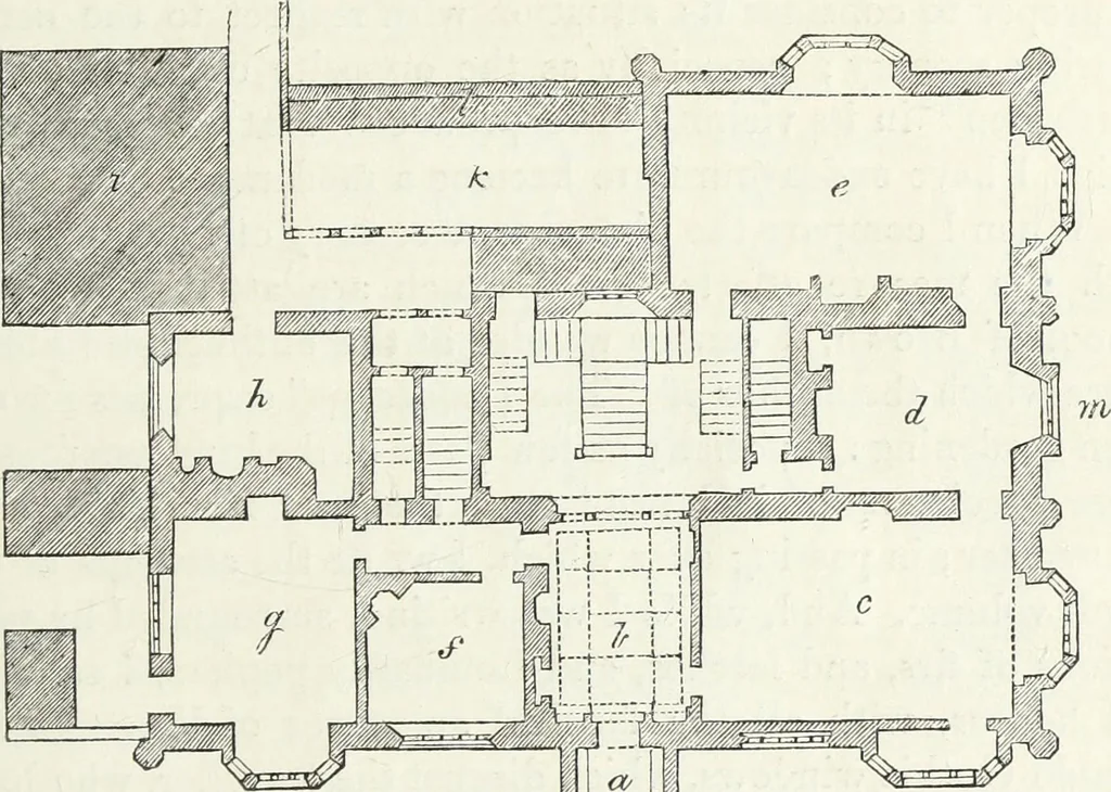 An illustration from The landscape gardening and landscape architecture of the late Humphry Repton, esq., being his entire works on these subjects : ...with historical and scientific introduction, a systematic analysis, a biographical notice, notes, and copious alphabetical index, 1840, leaf 480