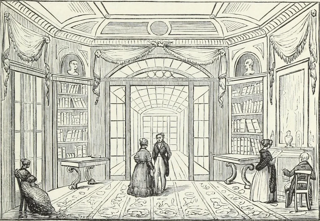 An illustration from The landscape gardening and landscape architecture of the late Humphry Repton, esq., being his entire works on these subjects : ...with historical and scientific introduction, a systematic analysis, a biographical notice, notes, and copious alphabetical index, 1840, leaf 502