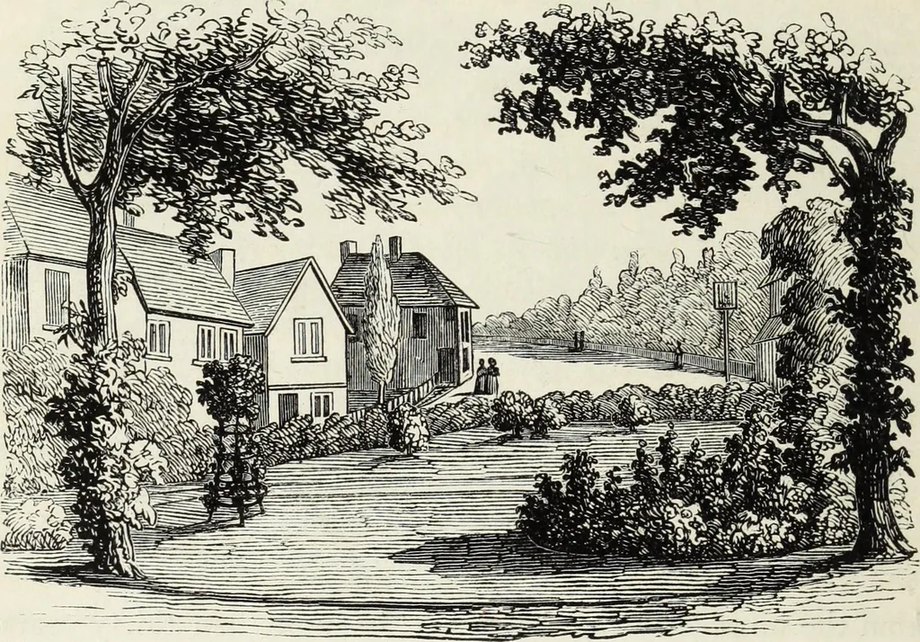 An illustration from The landscape gardening and landscape architecture of the late Humphry Repton, esq., being his entire works on these subjects : ...with historical and scientific introduction, a systematic analysis, a biographical notice, notes, and copious alphabetical index, 1840, leaf 645