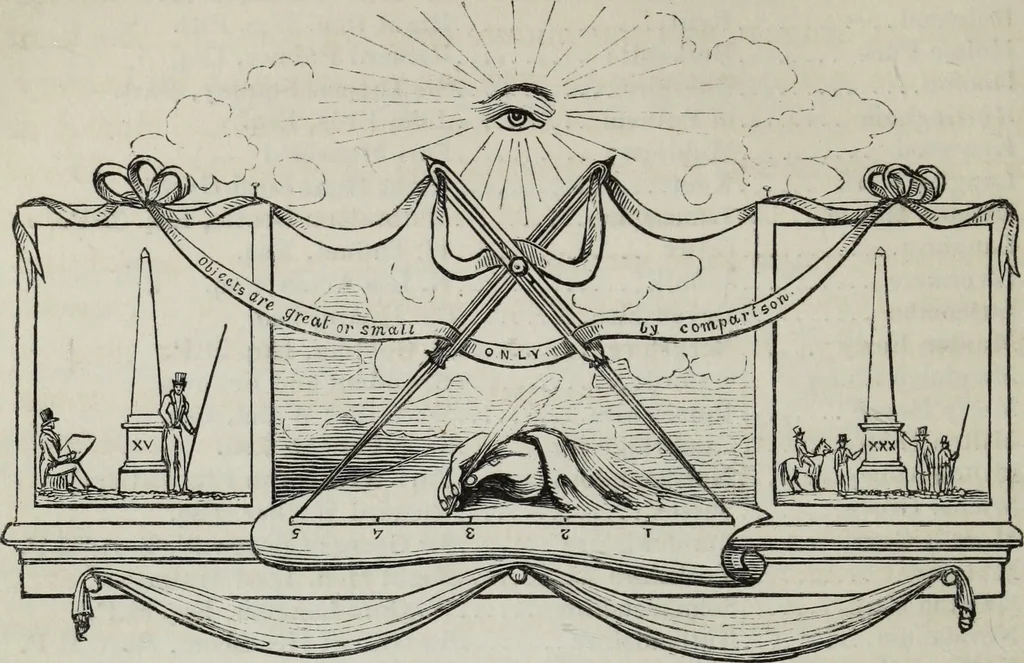 An illustration from The landscape gardening and landscape architecture of the late Humphry Repton, esq., being his entire works on these subjects : ...with historical and scientific introduction, a systematic analysis, a biographical notice, notes, and copious alphabetical index, 1840, leaf 173