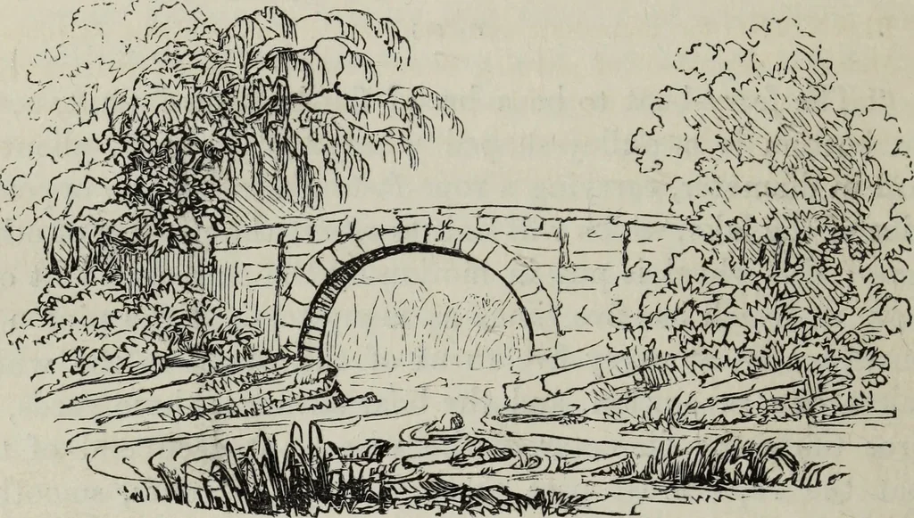 An illustration from The landscape gardening and landscape architecture of the late Humphry Repton, esq., being his entire works on these subjects : ...with historical and scientific introduction, a systematic analysis, a biographical notice, notes, and copious alphabetical index, 1840, leaf 209