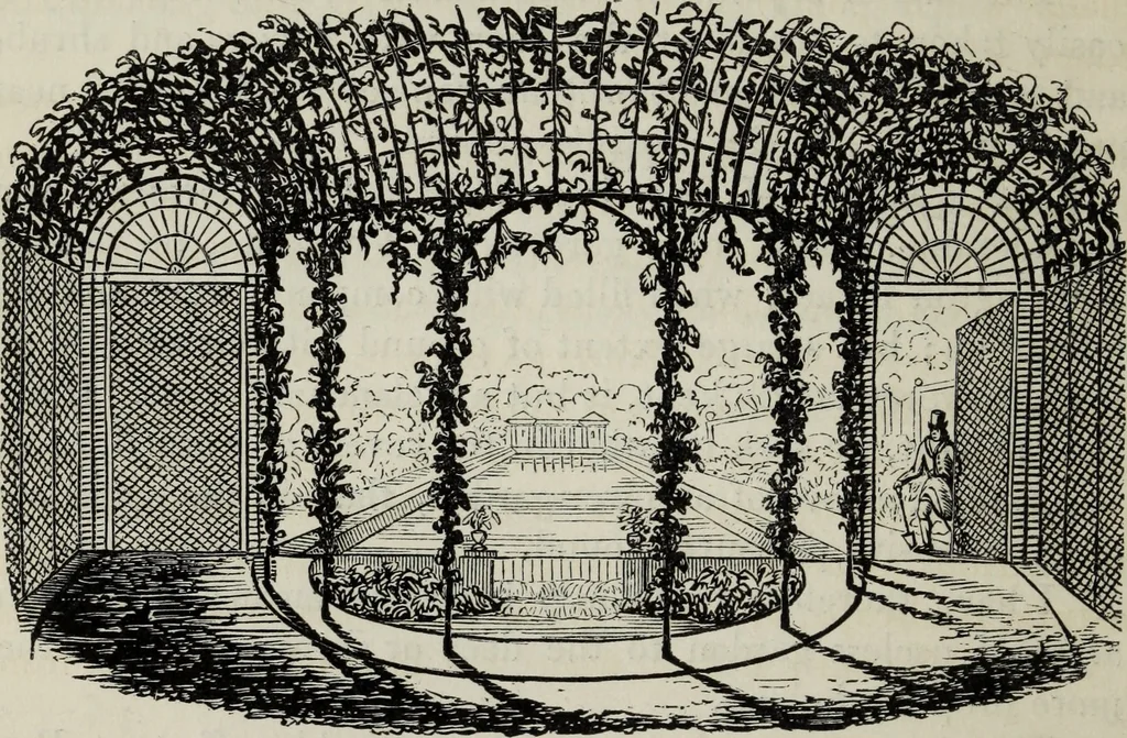An illustration from The landscape gardening and landscape architecture of the late Humphry Repton, esq., being his entire works on these subjects : ...with historical and scientific introduction, a systematic analysis, a biographical notice, notes, and copious alphabetical index, 1840, leaf 255