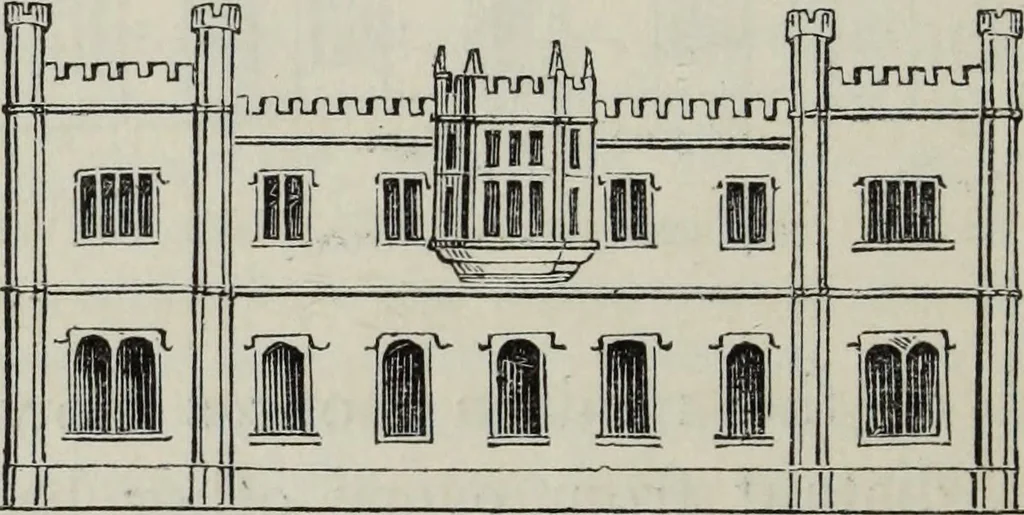 An illustration from The landscape gardening and landscape architecture of the late Humphry Repton, esq., being his entire works on these subjects : ...with historical and scientific introduction, a systematic analysis, a biographical notice, notes, and copious alphabetical index, 1840, leaf 327