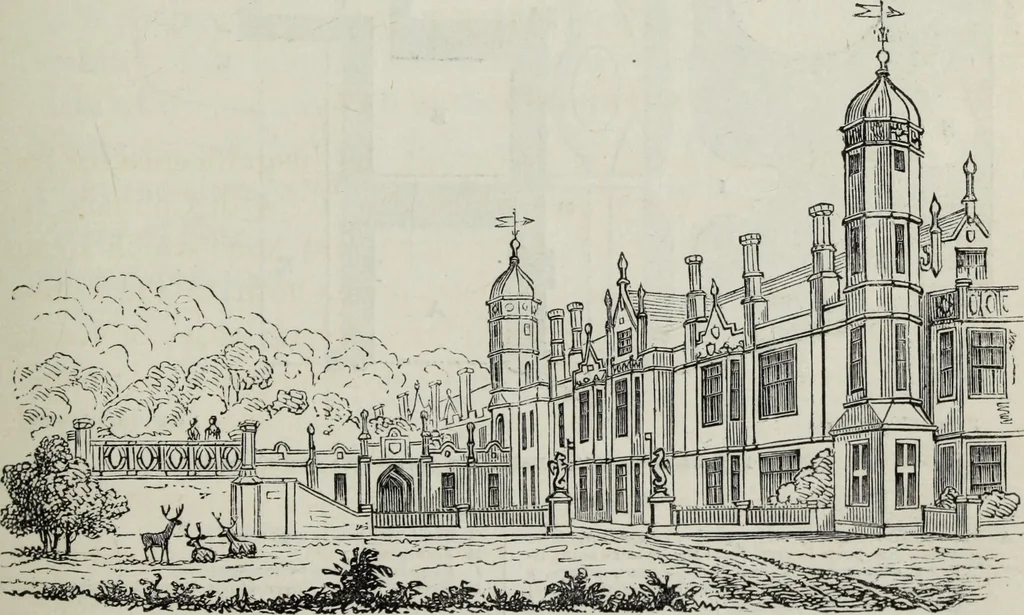 An illustration from The landscape gardening and landscape architecture of the late Humphry Repton, esq., being his entire works on these subjects : ...with historical and scientific introduction, a systematic analysis, a biographical notice, notes, and copious alphabetical index, 1840, leaf 460