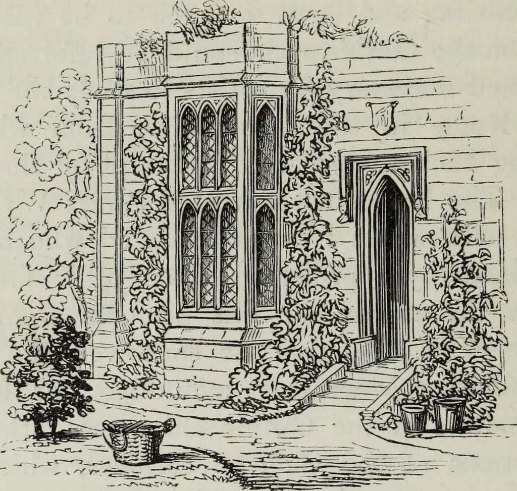An illustration from The landscape gardening and landscape architecture of the late Humphry Repton, esq., being his entire works on these subjects : ...with historical and scientific introduction, a systematic analysis, a biographical notice, notes, and copious alphabetical index, 1840, leaf 467
