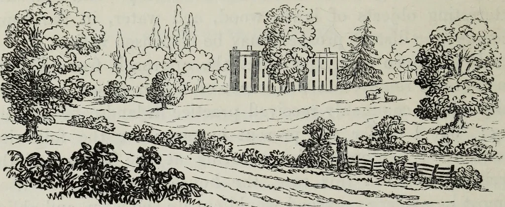 An illustration from The landscape gardening and landscape architecture of the late Humphry Repton, esq., being his entire works on these subjects : ...with historical and scientific introduction, a systematic analysis, a biographical notice, notes, and copious alphabetical index, 1840, leaf 473