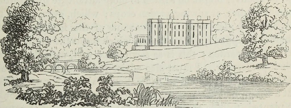 An illustration from The landscape gardening and landscape architecture of the late Humphry Repton, esq., being his entire works on these subjects : ...with historical and scientific introduction, a systematic analysis, a biographical notice, notes, and copious alphabetical index, 1840, leaf 474