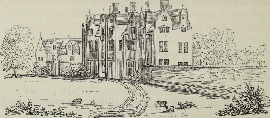 An illustration from The landscape gardening and landscape architecture of the late Humphry Repton, esq., being his entire works on these subjects : ...with historical and scientific introduction, a systematic analysis, a biographical notice, notes, and copious alphabetical index, 1840, leaf 477