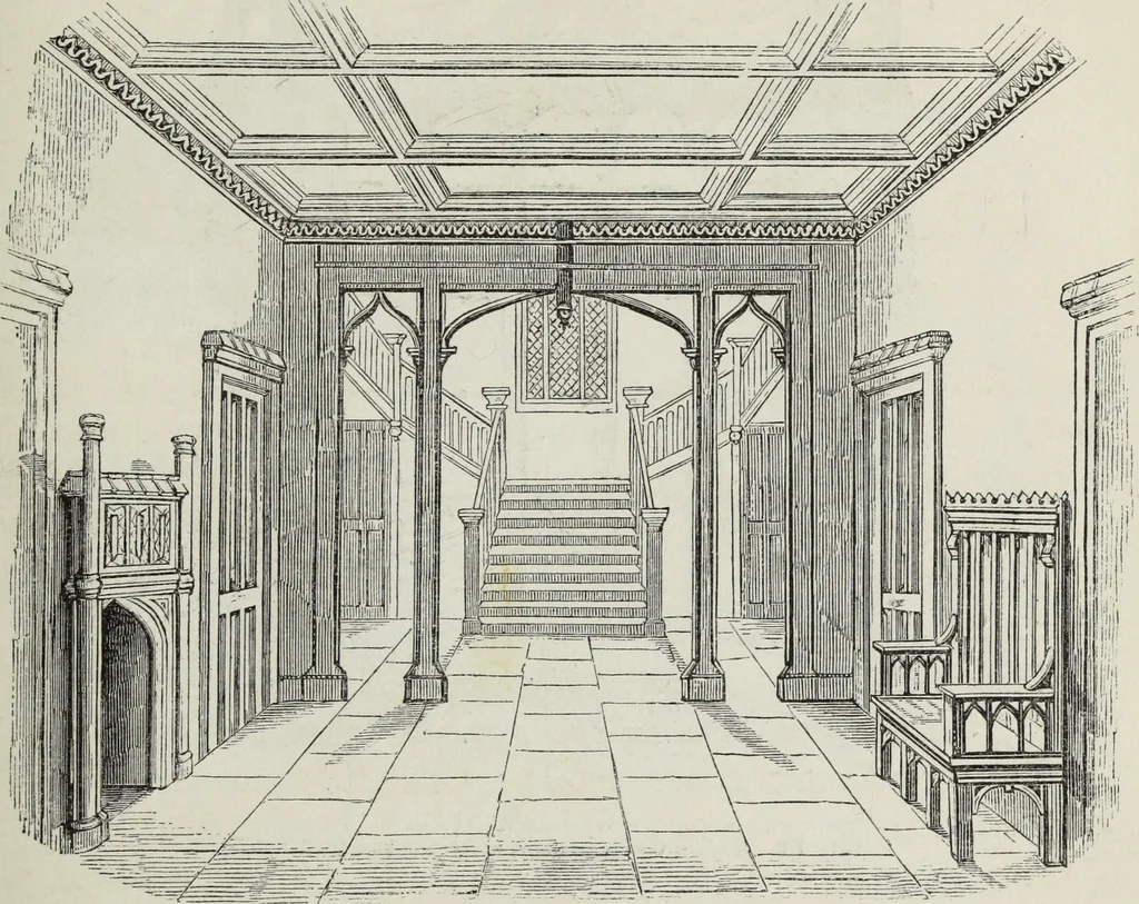 An illustration from The landscape gardening and landscape architecture of the late Humphry Repton, esq., being his entire works on these subjects : ...with historical and scientific introduction, a systematic analysis, a biographical notice, notes, and copious alphabetical index, 1840, leaf 478