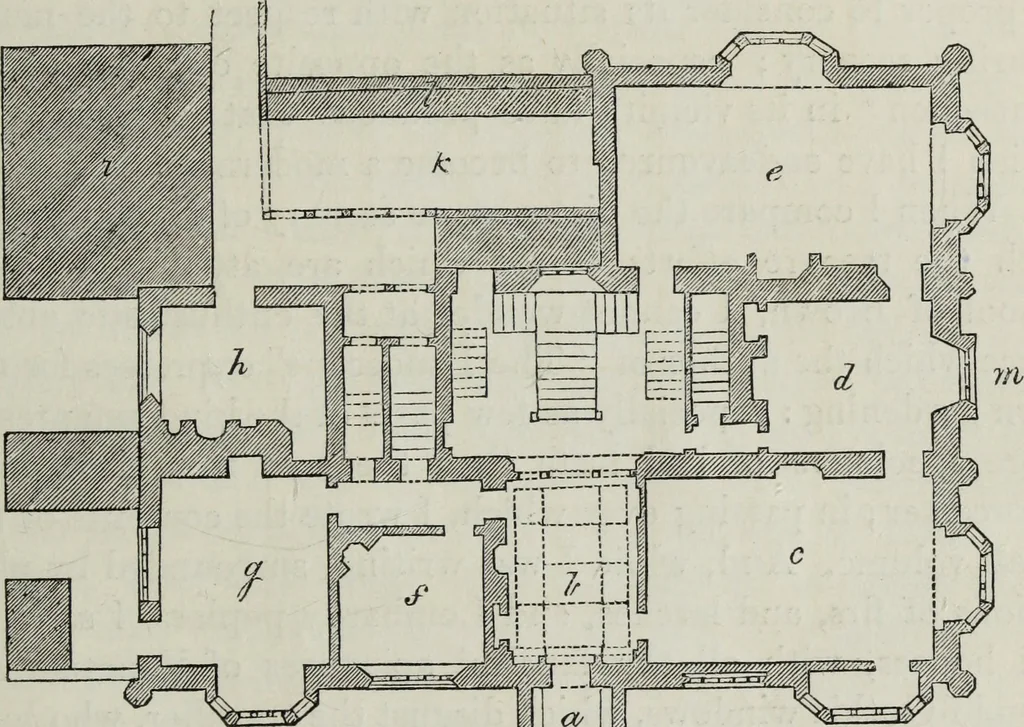 An illustration from The landscape gardening and landscape architecture of the late Humphry Repton, esq., being his entire works on these subjects : ...with historical and scientific introduction, a systematic analysis, a biographical notice, notes, and copious alphabetical index, 1840, leaf 480